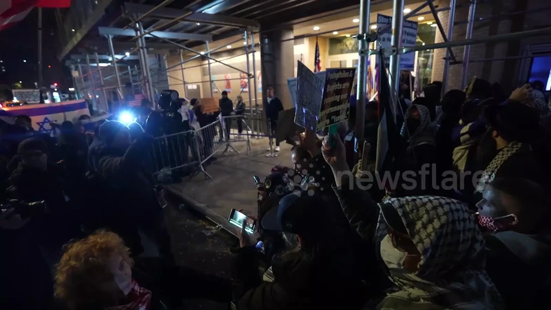 Newsflare_nov_30_2025_Tensions rise at “No Stolen Land” protest in New York.mp4 _#3